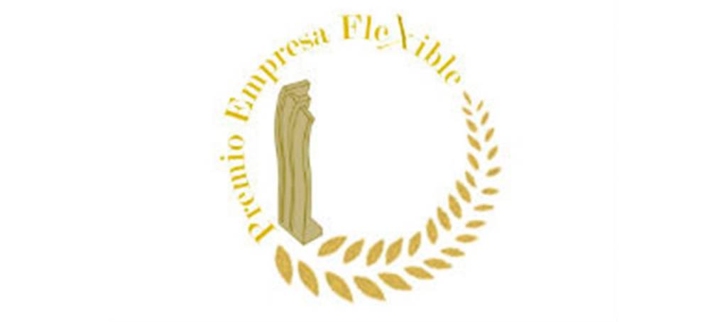 Flexible company award logo