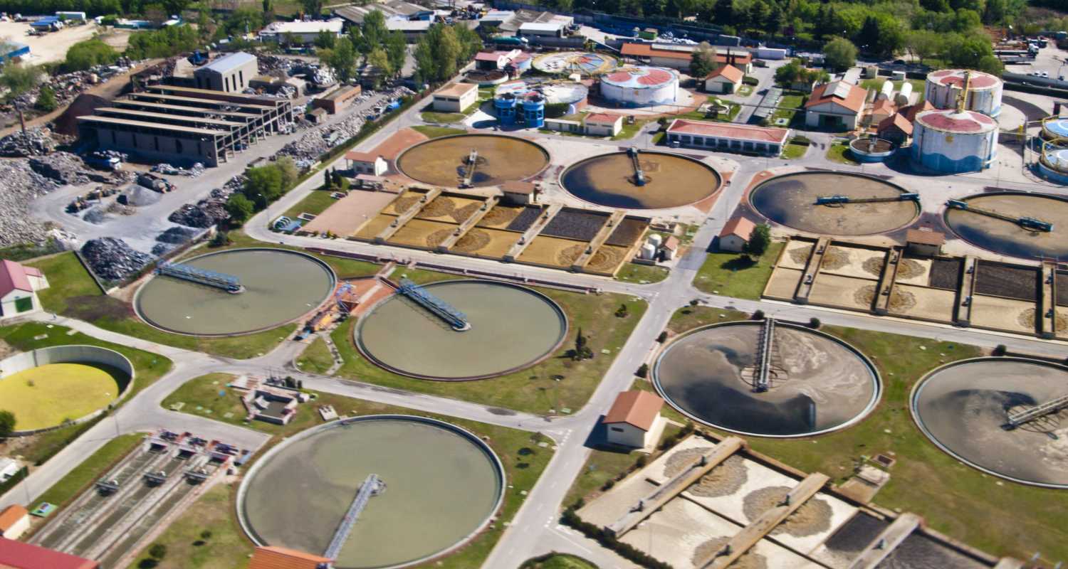 Estación depuradora de aguas residuales 